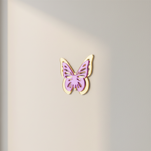 3D Butterfly Art Deco Acrylic Mirror <b>Wall</b> <b>Sticker</b> Double Layer Decorative Shatterproof for Home and Kids Room - Product Image 4