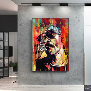 Affiches d'art de rappeur hip-hop fumant, impressions sur toile, images murales - Product Image 3