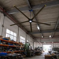 Ventilateur de plafond industriel de grande taille, ventilateur HVLS pour entrepôt, élevage avicole, refroidissement
