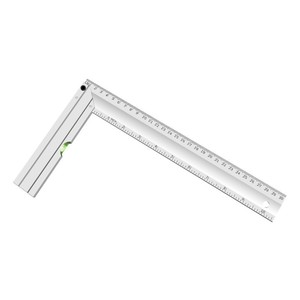 Règle d'angle droit Baolian 50 cm en alliage d'aluminium, jauge de niveau, règle multifonctionnelle en acier pour le travail du bois, règle triangulaire - Product Image 4