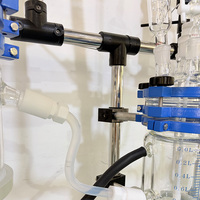 Système de cristallisation continue CSTR 0,5L 1L, études d'échelle industrielle, réacteur en verre pour surfactants, polymères et colorants spécialisés