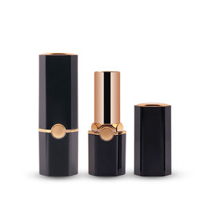 Kosmetik tabung lipstik hitam kosong, wadah tabung lipstik kosong mewah, tubo de batom dapat diisi ulang kotak kosong dan tabung - Product Image 2