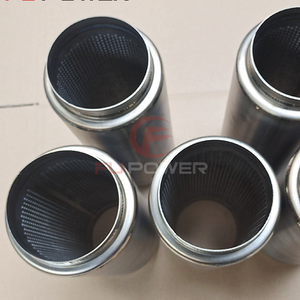 Zs Racing — silencieux d'échappement universel pour voiture de course, couvercle rond de queue de sport, en titane avec caisson de basses, pour automobile - Product Image 1