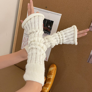 Y2K Hot Girl Subculture Curly Edge <span class=keywords><strong>Mohair</strong></span> <span class=keywords><strong>Gants</strong></span> chauds à manches longues pour filles - Product Image 3