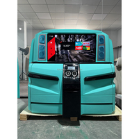 Ensemble de sièges de luxe pour voiture d'affaires, avec table d'accoudoir et tablette, sièges escamotables, et écran TV mural relevable pour Mercedes-Benz Classe V W447 Vito