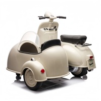 Grande moto électrique sous licence 150 VL1T (1955) pour enfants avec side-car