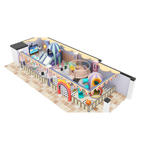 Macaron Color Theme Indoor Soft Play para niños Castillo travieso para niños con pantallas interactivas y <span class=keywords><strong>casa</strong></span> para parques <span class=keywords><strong>de</strong></span> atracciones - Product Image 4