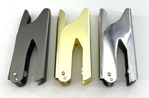 Nouveau sceau à embosser pour <span class=keywords><strong>papier</strong></span> commercial, <span class=keywords><strong>pince</strong></span> à main en acier inoxydable avec support et poignée en plastique pour mariages - Product Image 2