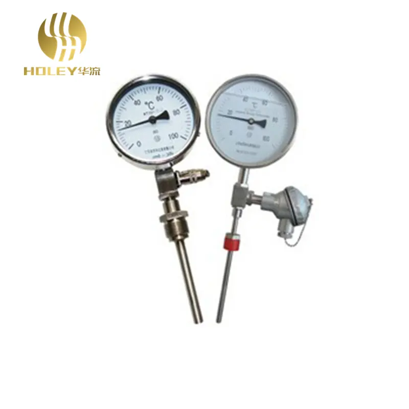 Jauges de température polyvalentes: thermomètres à double métal pour fluides, gaz et vapeur