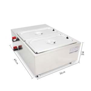 Đa chức năng 4L + 4L sô cô la nóng chảy lớp phủ làm cho máy nhỏ sô cô la khuôn đúc nóng chảy máy móc - Product Image 5