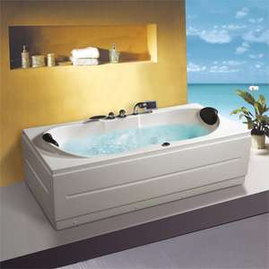 Baignoire autoportante moderne avec jets pour baignoires standard et traditionnelles - Product Image 1