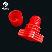 Bouchon de valve en plastique pour liquides, sauces et gelées, couleurs personnalisables, avec bec verseur de 13 mm pour emballage