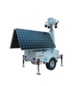 Năng lượng mặt trời tháp ánh sáng với CCTV Camera di động năng lượng mặt trời Camera Trailer tháp giám sát - Product Image 3