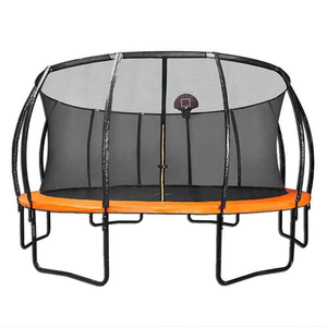 <span class=keywords><strong>Trampoline</strong></span> d'extérieur à arche incurvée de haute qualité 6-16FT, tapis résistant à l'usure et à haute élasticité, château gonflable pour jardin familial - Product Image 5