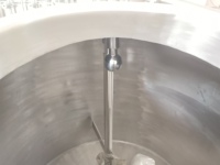 Réservoir de mélange de jus 1000l Agitateur Réservoir de mélange Réservoir d'agitation en acier inoxydable
