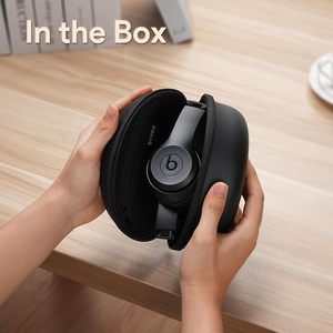 Étui pour écouteurs Beats <span class=keywords><strong>Solo3</strong></span> / Solo 4, sac de rangement rigide portable pour voyage (noir) - Product Image 5
