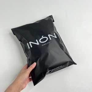 Custom Printed Poly Mailer Bags, Black & White Mailing Shipping Bags With Logo For E-commerce Packaging - Product Image 6