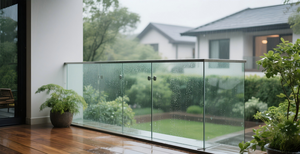 Verre trempé de sécurité premium 12 mm pour escalier d'entrée extérieur de salle de bain - Garde-corps de protection décoratif de haute qualité pour balcon - Product Image 5