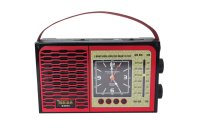 Vofull M-559 BT Meier Lecteur de musique audio sans fil multifonctionnel Amplitude à quartz/FM/Radio de chargement de logiciel avec lampe de poche