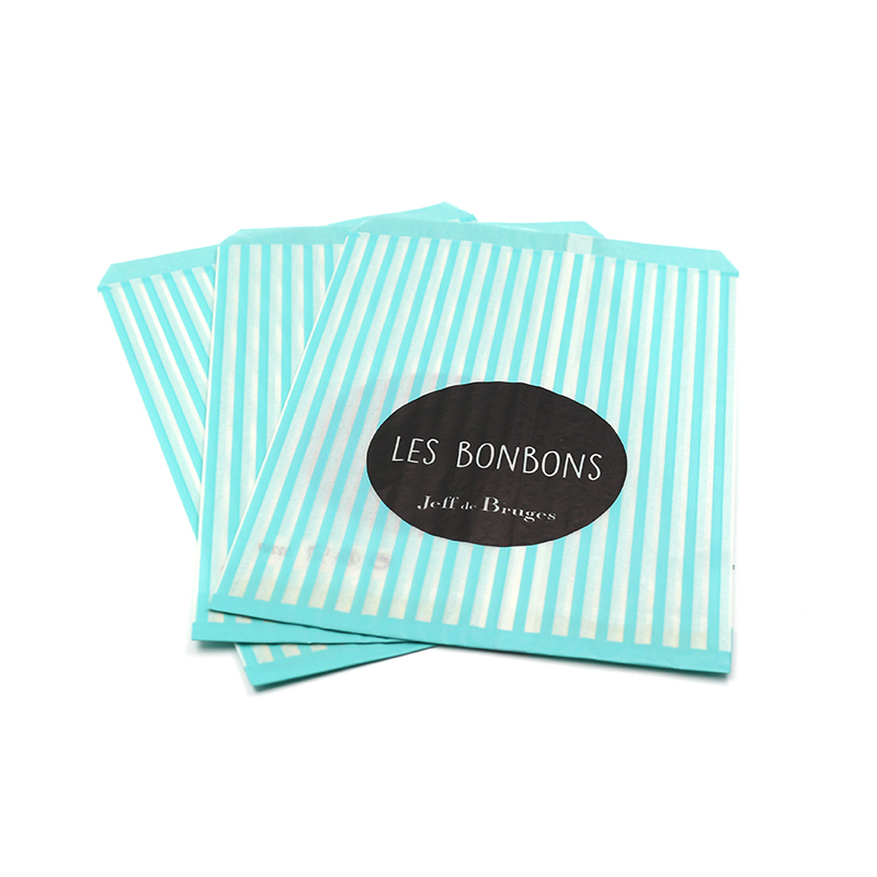 Translucent Glassine Printed Sandwich Chocolate Wrapping Oil Proof Fries Chips Hotdog Hot Food Snack Delivery Wax Paper Bag