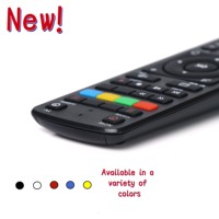 Control Remoto para TV Android de 47 Botones, Color Negro, Calidad Perfecta, Personalizado al por Mayor, con Código de Aprendizaje LCD para Televisores de Marca