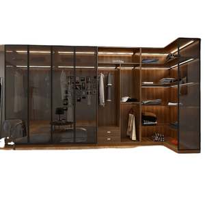 Armario de Panel de Vidrio de Alta Calidad - Armario que Ahorra Espacio con Estantes Ajustables - Product Image 1