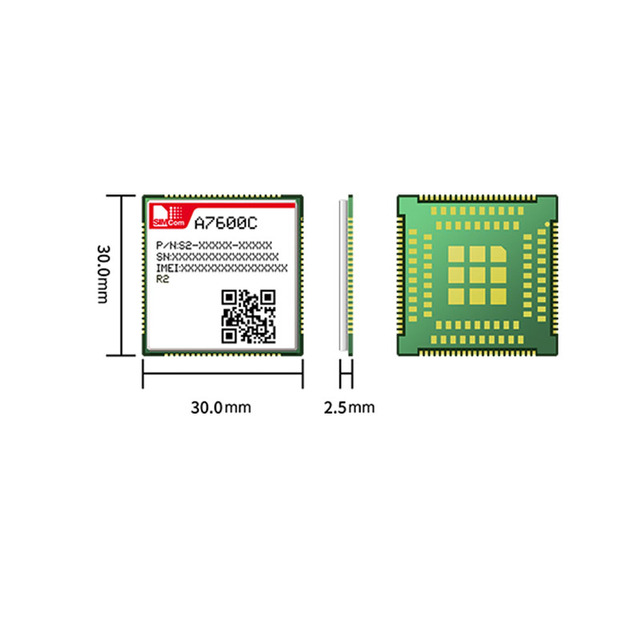SIMCOM A7600X A7600C A7600C-M2 A7600C-PCIEA LTE Cat1 Module 4G LTE-TDD/LTE-FDD/GSM/GPRS/EDGE Wireless Communication Module