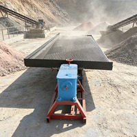 Table vibrante robuste pour l'extraction aurifère, destinée au processus de concentration finale de l'or alluvionnaire et de l'or rocheux