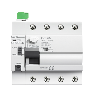 Interruptor de Reconexión Automática RCBO NUEVO, Tipo B, 4P, 230V/400V, 6kA/10kA, ID 63A, 30mA, 100mA, 300mA, ELCB, RCD, Reinicio Automático - Product Image 1