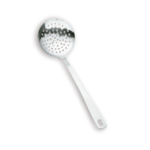 Cucchiaio Forato Monoblocco in Acciaio Inossidabile per Cucinare e Scolare - Product Image 1
