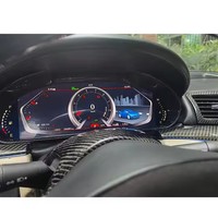 Cluster Digital 12.3 inci untuk Maserati GTGC 2007-2017 Panel instrumen dasbor mobil LCD penuh pengukur kecepatan pemutar Multimedia