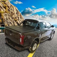Cubierta Retráctil de Lona Plegable Triple Benext de Aleación de Aluminio Rígido para Ford Ranger, Toyota Tundra, Great Wall Power, Silverado/F150