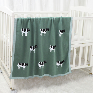 Coperta per Neonati Mimixiong, Leggera in Cotone con Design a Mucca, Coperta Morbida per Neonati e Bambini - Product Image 6