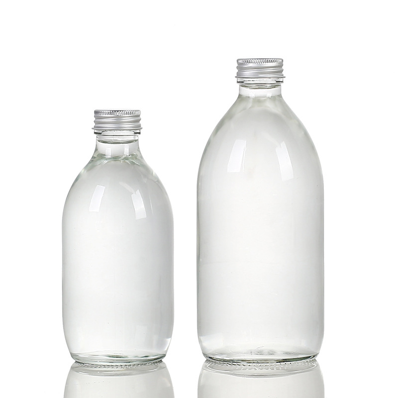 250~500ml Glass Milk Bottles frosted glass bottle Glassware