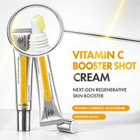 Sérum Booster Vitamine C et Glutathion pour Peaux Ternes et Irrégulières, Sérum Facial Hydratant à la Niacinamide et au Ferment de Bifida, Marque Privée OEM