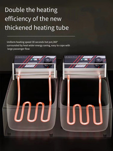 12LKitchen Commercial Deep <strong>Chips</strong> Snack <strong>Fryer</strong> for Twist Cooking Machine for French Fries Birdie Chicken Set Double <strong>Fryer</strong> - Product Image 3