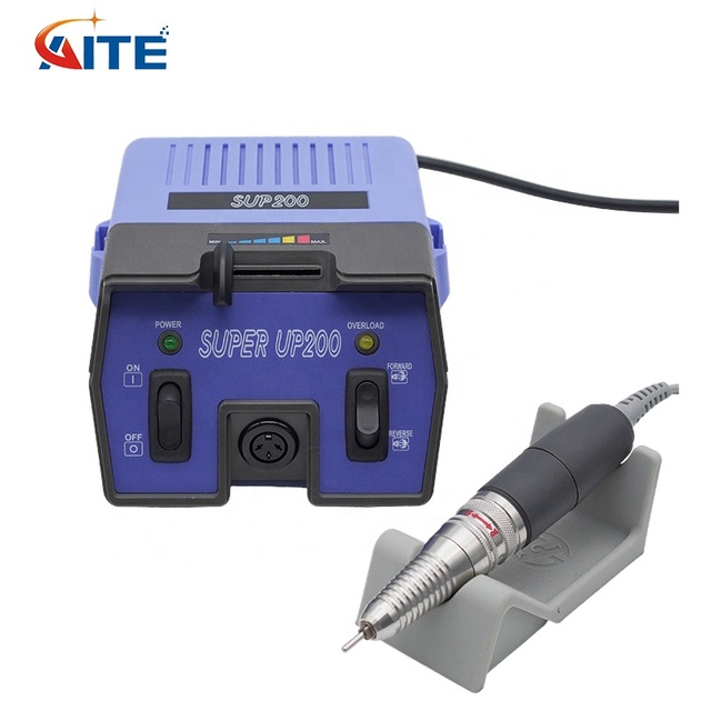 Purple AITEUrawa Original Replacement Brushed 25000rpm Micromotor G3 G5 Handpiece Nail Drill Machine SUP200 Nail Drill Set