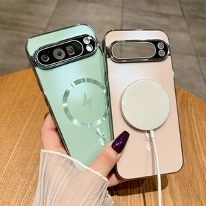 Coque Originale Givrée Magnétique en Verre avec Protection d'Objectif et Antichoc en PC pour Google Pixel 10 Pro XL 9 8 7 6 Pro 9A 8A 7A - Product Image 2