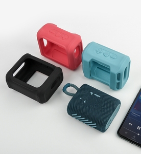 Funda ligera de silicona para altavoz <span class=keywords><strong>JBL</strong></span> GO3, cubierta antideslizante a prueba de golpes, funda protectora portátil para altavoz Bluetooth de viaje - Product Image 1