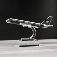 Modèles d'avions personnalisés en cristal de haute qualité, souvenirs professionnels, autres objets artisanaux en cristal