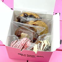 Emballage en carton pliable personnalisé pour aliments cuits au four boulangerie Offre Spéciale emballage pour pâte à biscuits biscuit avec logo