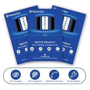 ฟิล์มกันรอยไฮโดรเจล TPU ป้องกันรอยนิ้วมือ 2.5D/3D แบบนิ่ม ป้องกันรอยขีดข่วน ฟิล์มกันมองเห็นสำหรับโทรศัพท์มือถือ 15 Pro Max กล้อง - Product Image 4