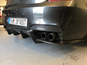 Diffuseur de pare-chocs arrière en fibre de carbone de style Vor 14-17 pour <span class=keywords><strong>BMW</strong></span> F06 F12 F13 M6 Coupé Berline - Product Image 6