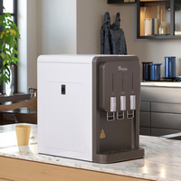 Mini distributeur d'eau de bureau avec système de purification UF chaud et froid, machine de traitement de l'eau à prix abordable