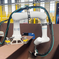 Robot de soudage automatique Angnuo avec préhenseur, machine à souder robotisée, cobot soudeur
