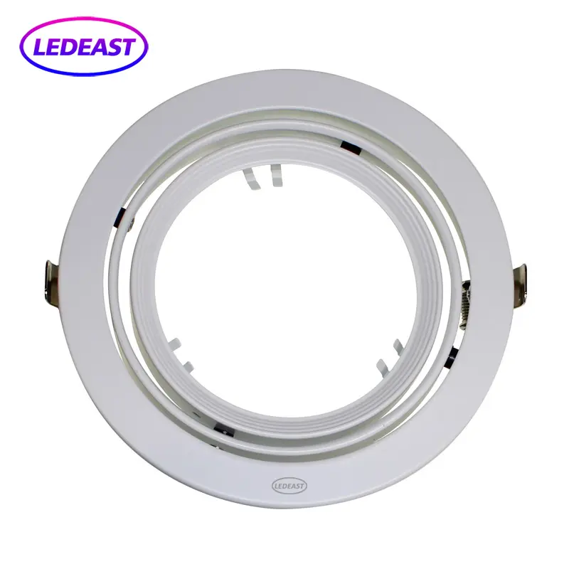 Ronde Verzonken Ijzer Materiaal Plafond Verlichting Lamphouder AR111 Lamp Beugel Downlight Behuizing