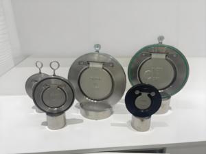 Valvola di ritegno a battente singola DIDLINK DN100, tipo a farfalla/wafer, con guarnizioni in gomma/PTFE/EPDM, per acqua a media temperatura, manuale - Product Image 5