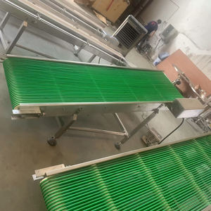 Küçük PU kemer montaj hattı ambalaj konveyör bant gıda üretim hattı mobil bant konveyörü - Product Image 4