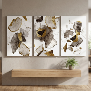 MHARTK66 Arte de Pared Metálico con Marco de Madera, Retrato para Decoración de Sala de Estar, Dormitorio y Cocina - Product Image 3
