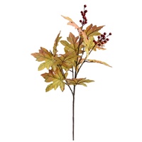 Daun Maple Buatan, Paket Warna Musim Gugur Buatan, Dekorasi Meja Taman untuk Pesta Halloween dan Thanksgiving, Daun Maple Musim Gugur